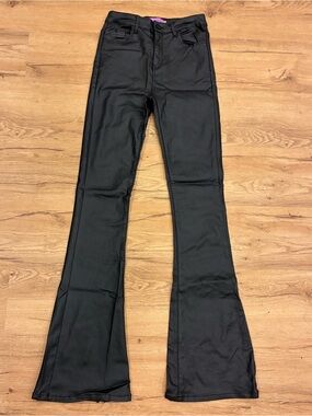 Black Flared High-Rise Pants